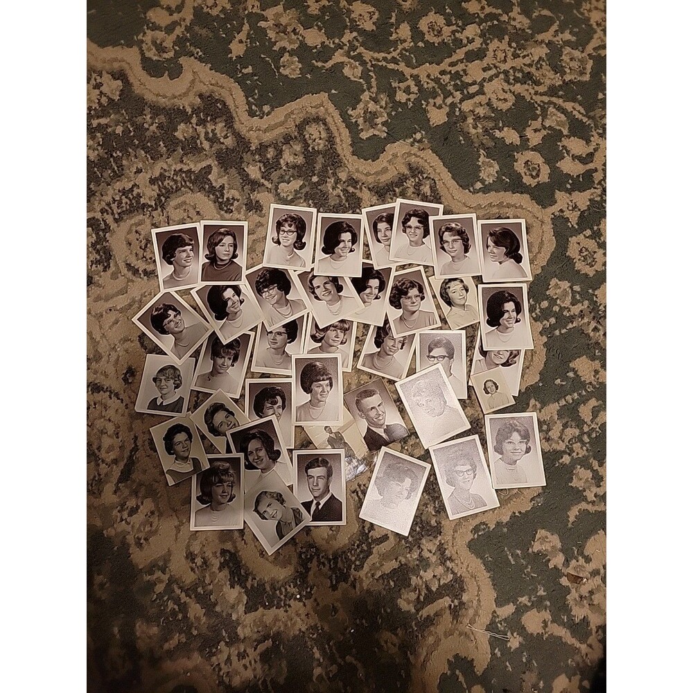 Lot Of 38 Vtg Photographs Mostly Women Graduation 1950s? Portraits School